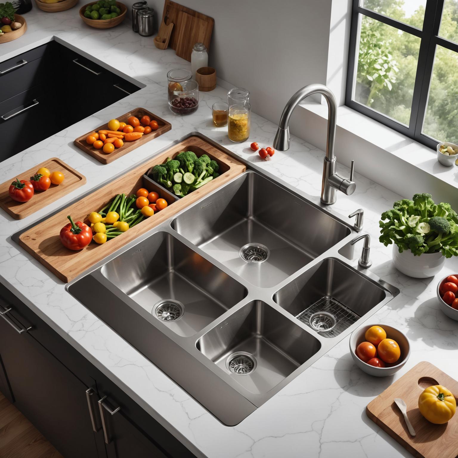 stainless steel handmade kitchen sink