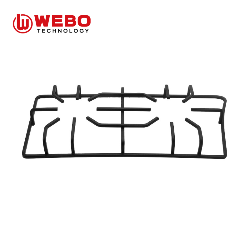 アイアンパンを鋳造して、2バーナーをサポートします