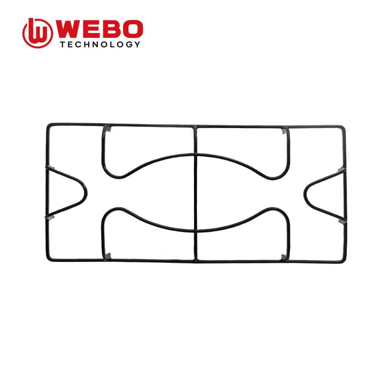 アイアンパンを鋳造して、2バーナーをサポートします