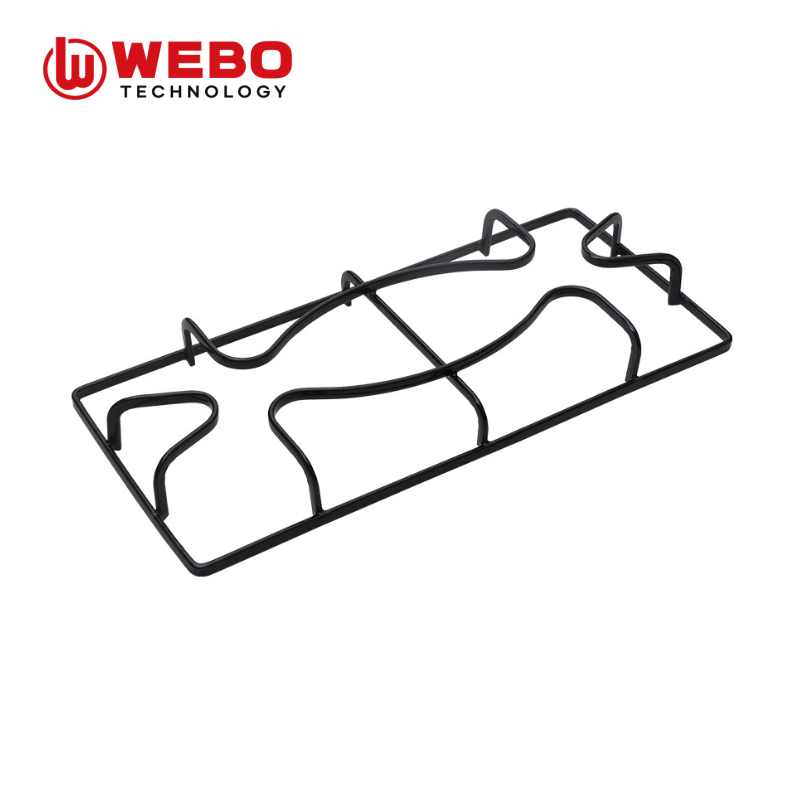 アイアンパンを鋳造して、2バーナーをサポートします