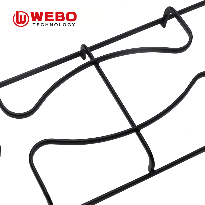 アイアンパンを鋳造して、2バーナーをサポートします