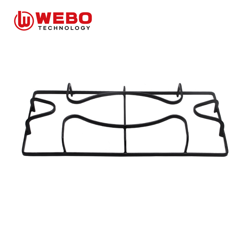 アイアンパンを鋳造して、2バーナーをサポートします