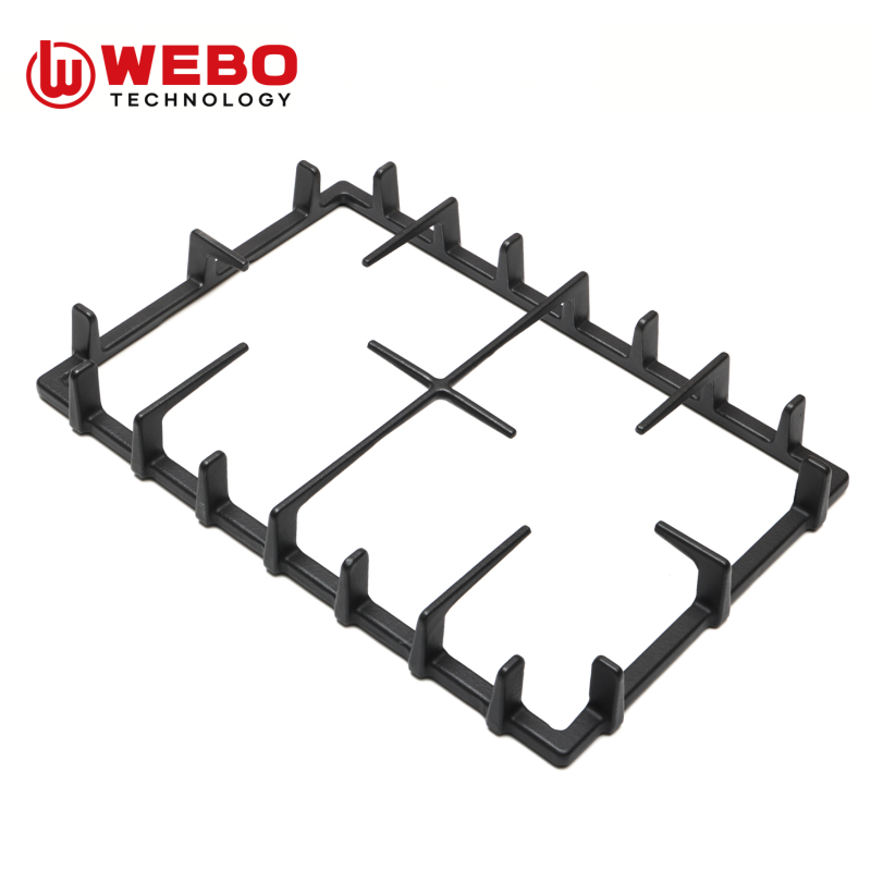 アイアンパンを鋳造して、2バーナーをサポートします