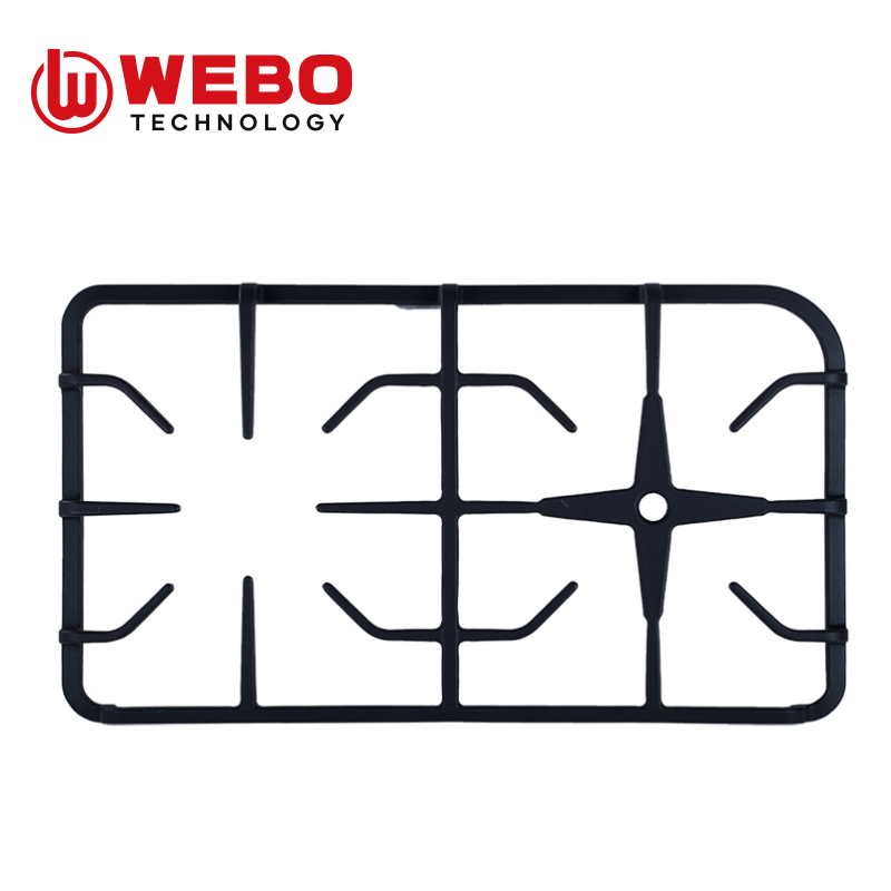 アイアンパンを鋳造して、2バーナーをサポートします