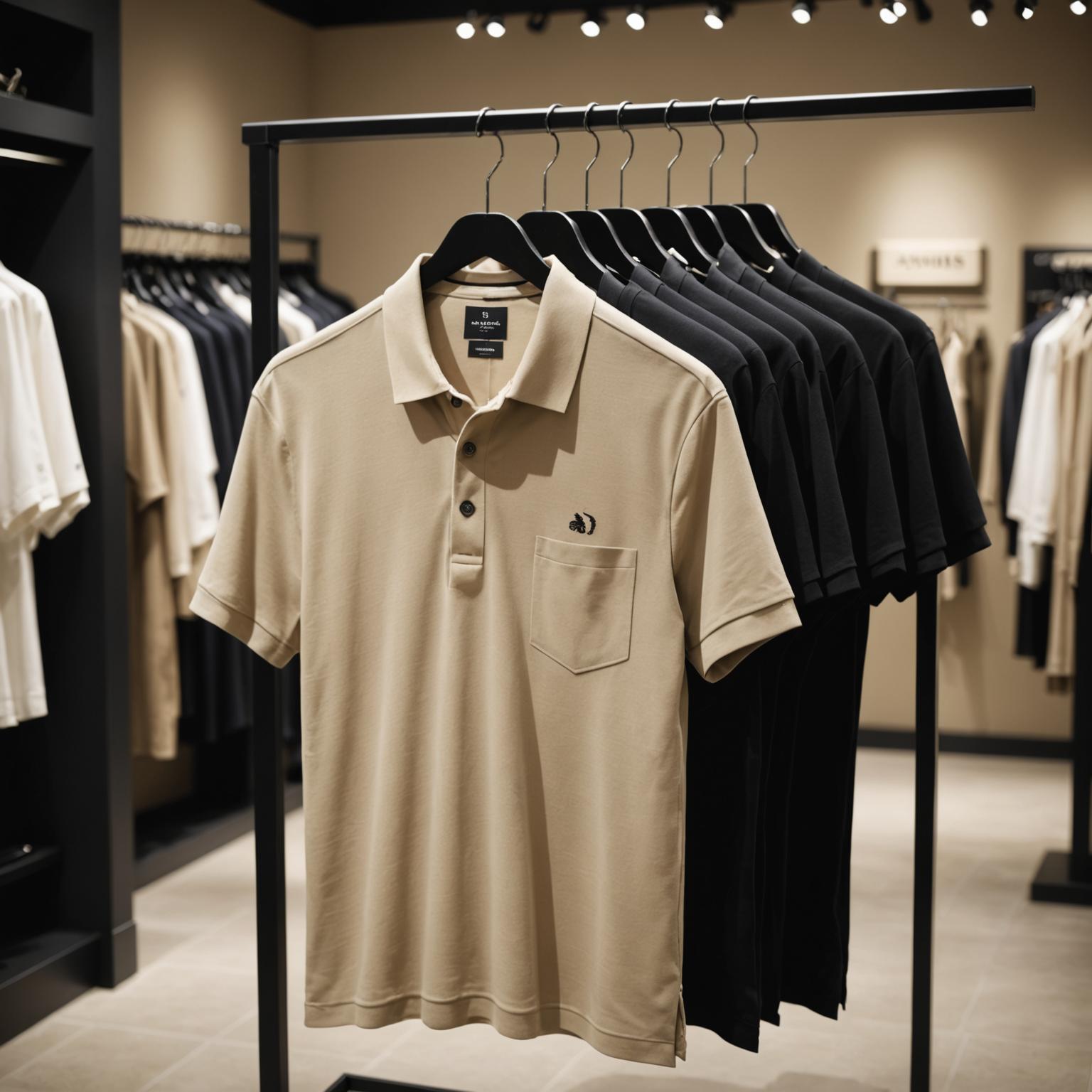 premium polo shirts, men's luxury polo shirt, golf polo shirts