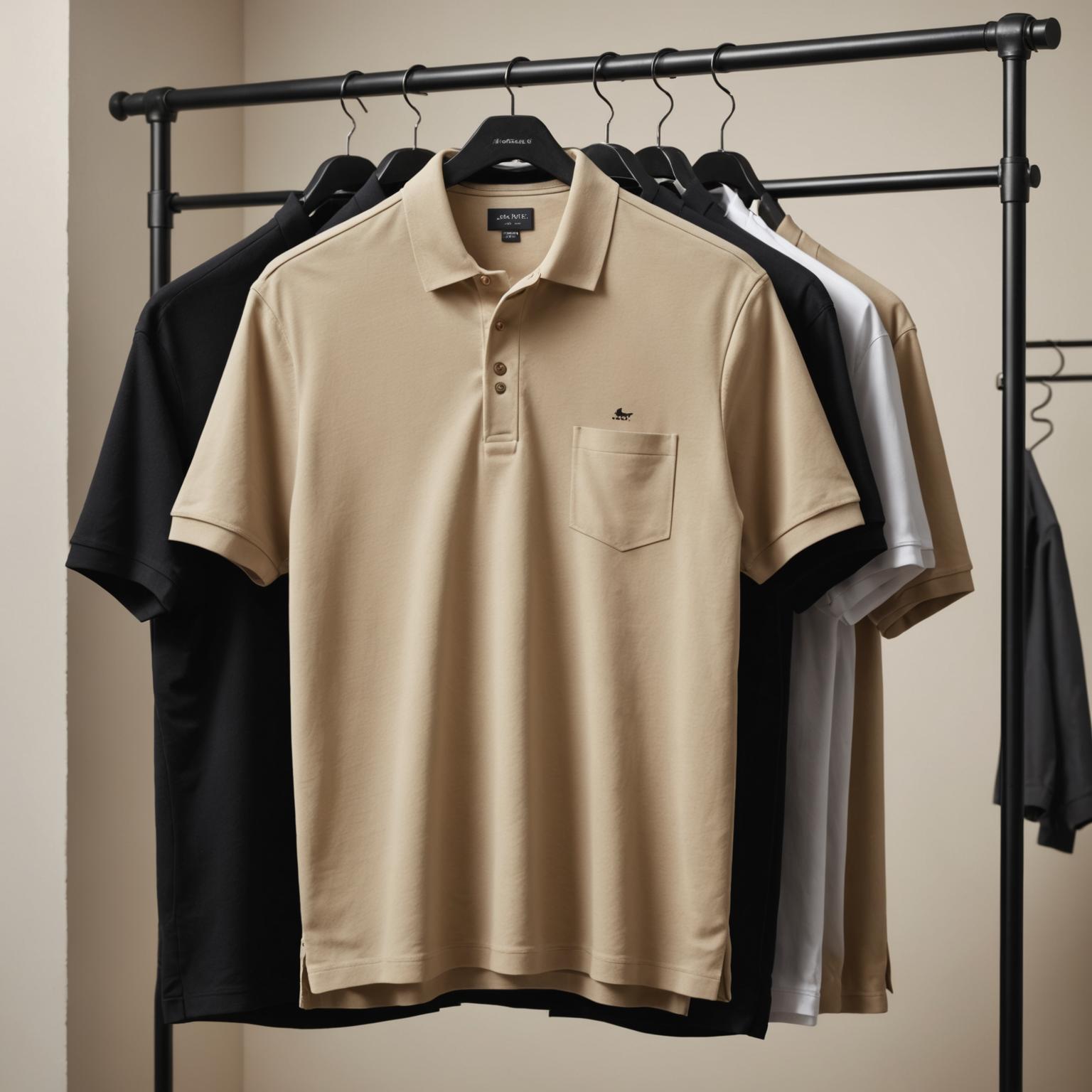 premium polo shirts, men