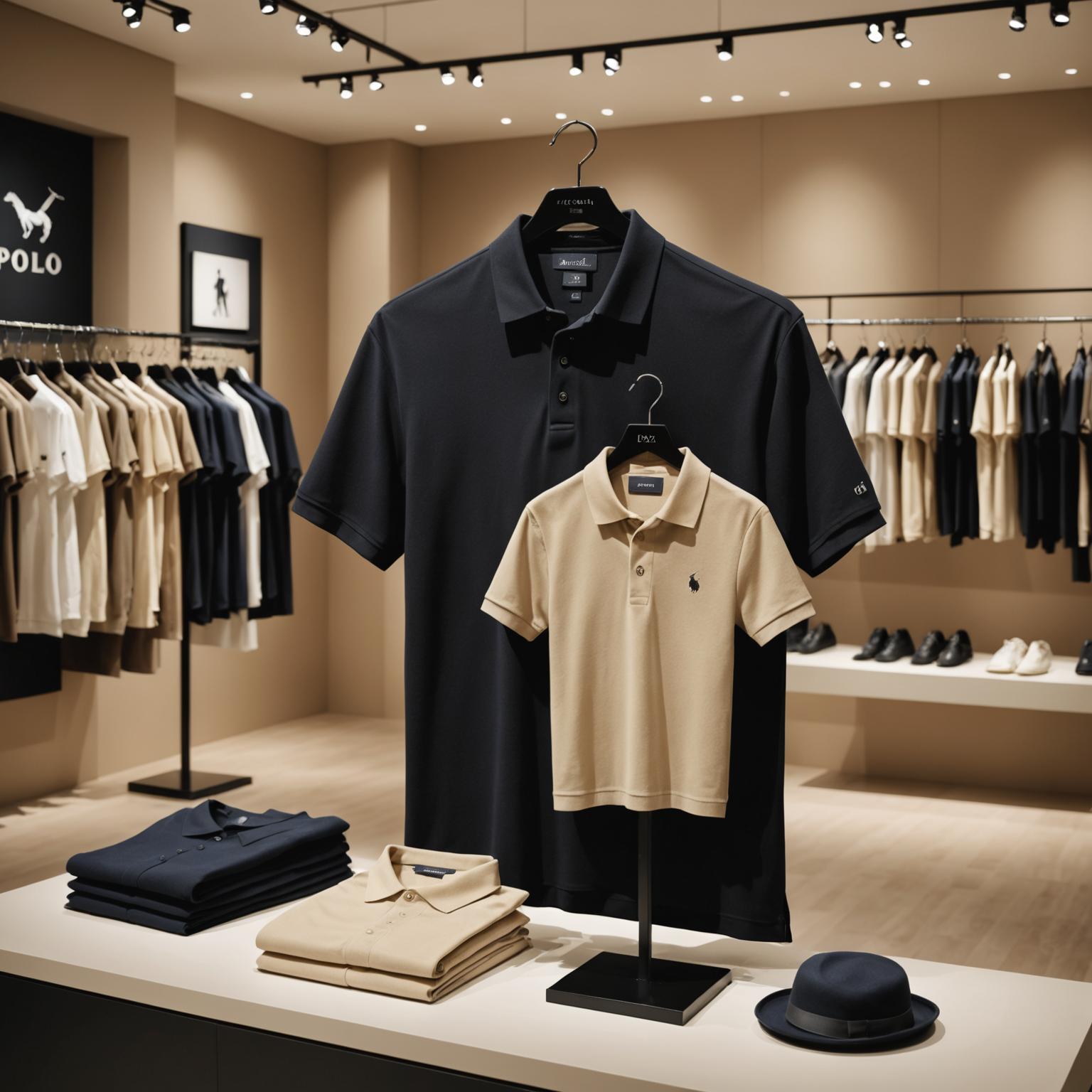 premium polo shirts, men