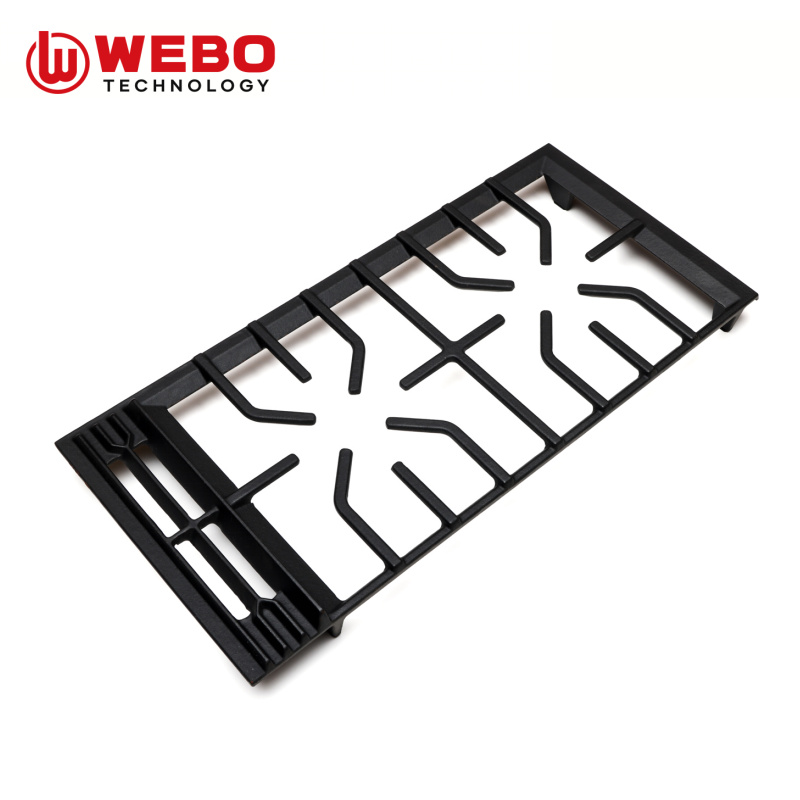 アイアンパンを鋳造して、2バーナーをサポートします