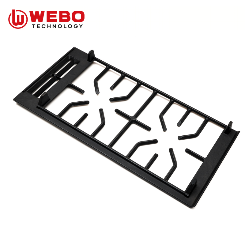 アイアンパンを鋳造して、2バーナーをサポートします