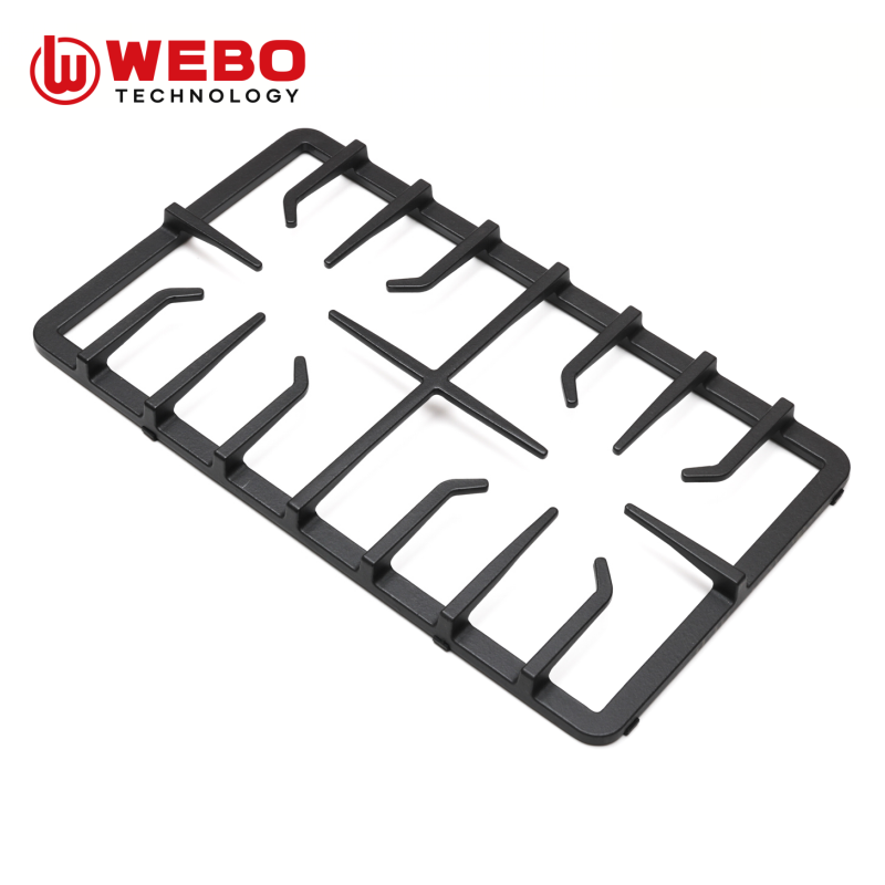 アイアンパンを鋳造して、2バーナーをサポートします