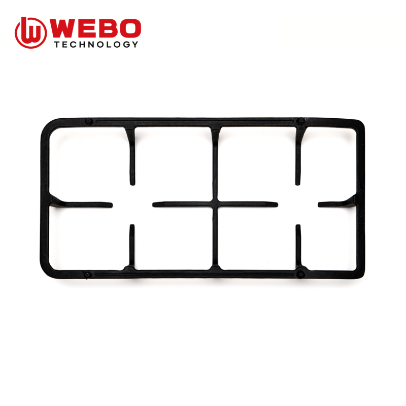 アイアンパンを鋳造して、2バーナーをサポートします