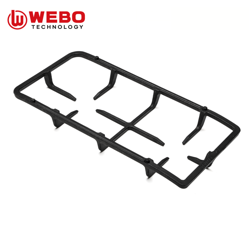 アイアンパンを鋳造して、2バーナーをサポートします