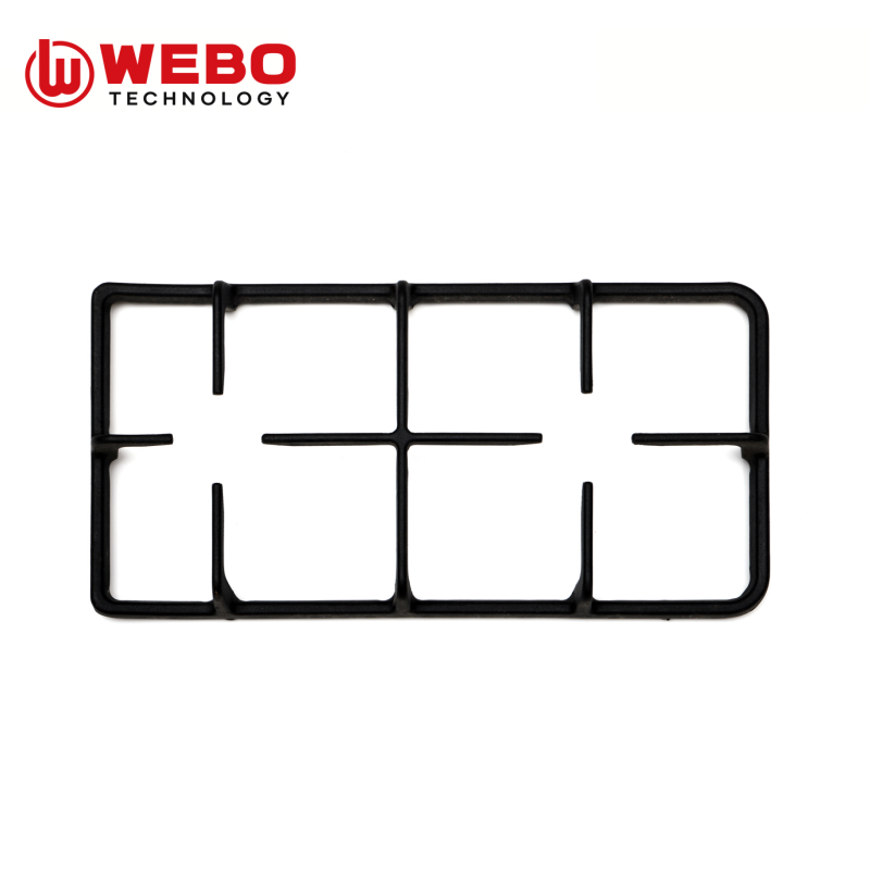 アイアンパンを鋳造して、2バーナーをサポートします