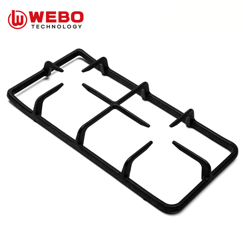 アイアンパンを鋳造して、2バーナーをサポートします