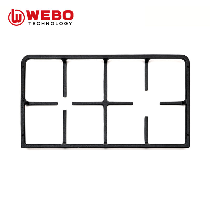 アイアンパンを鋳造して、2バーナーをサポートします