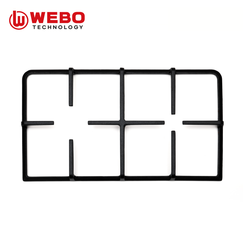 アイアンパンを鋳造して、2バーナーをサポートします