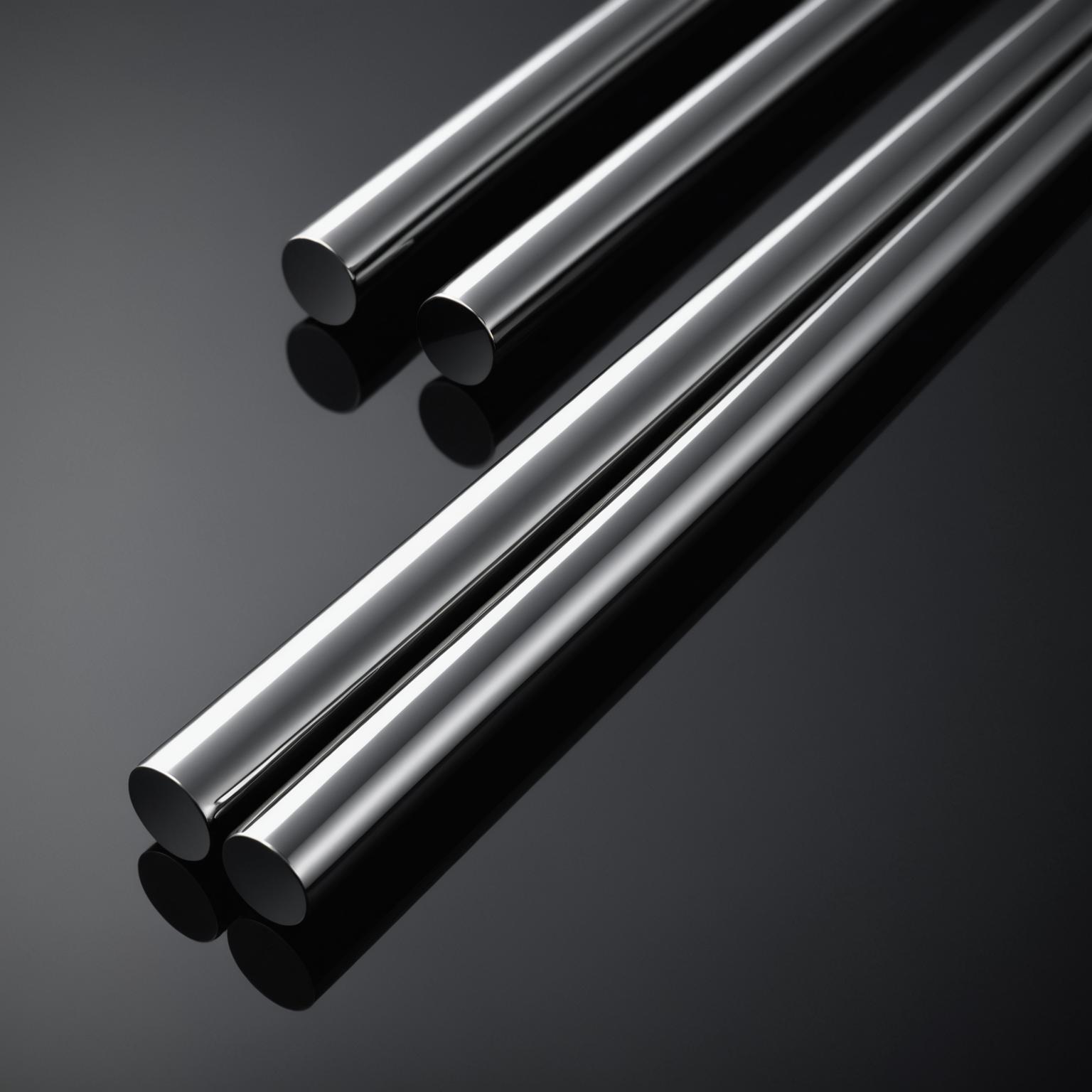 Mirror polished round bar for,  architectural details