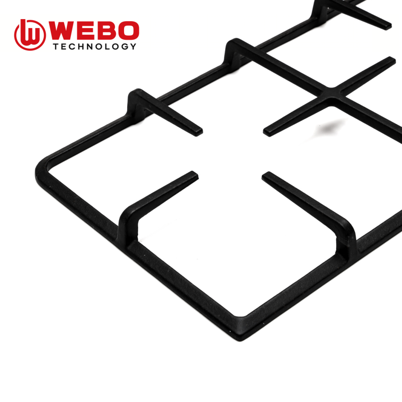 アイアンパンを鋳造して、2バーナーをサポートします