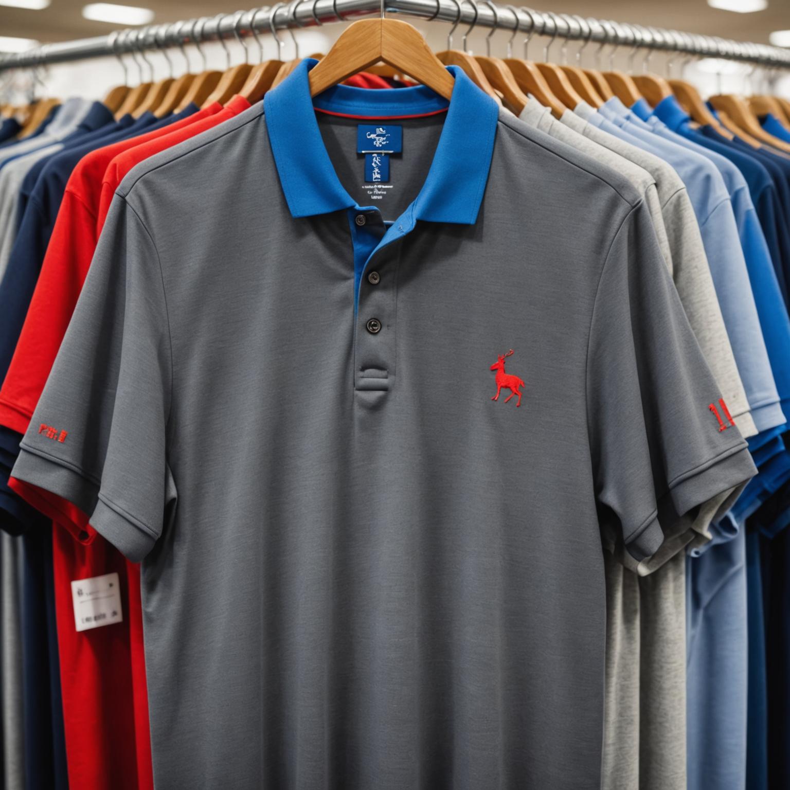 slub cotton polo shirt, Oxford slub polo shirt, short sleeve Oxford polo