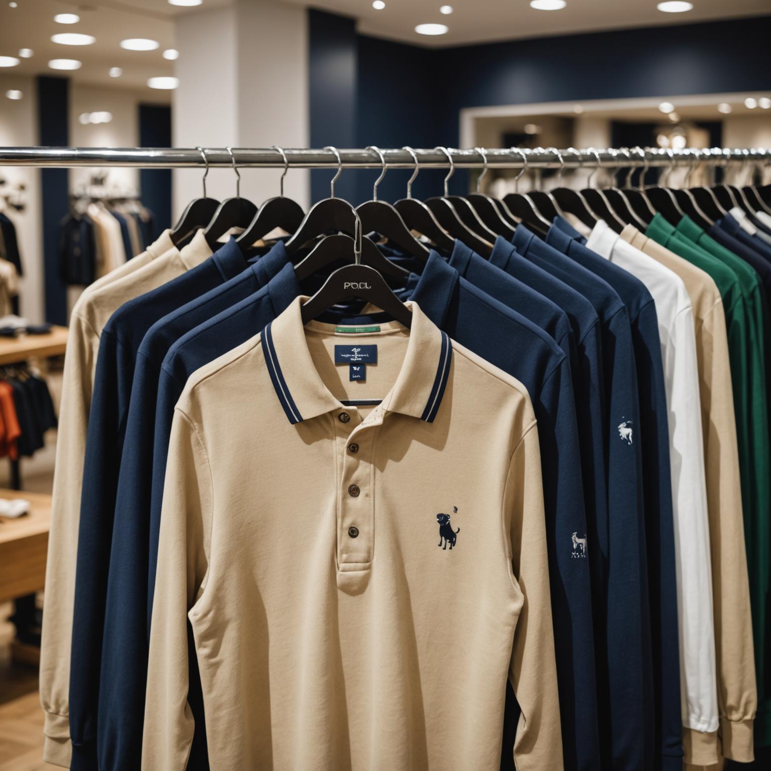 sporty polo shirts, trendy polo shirts, luxury polo shirts, long sleeve polo shirts