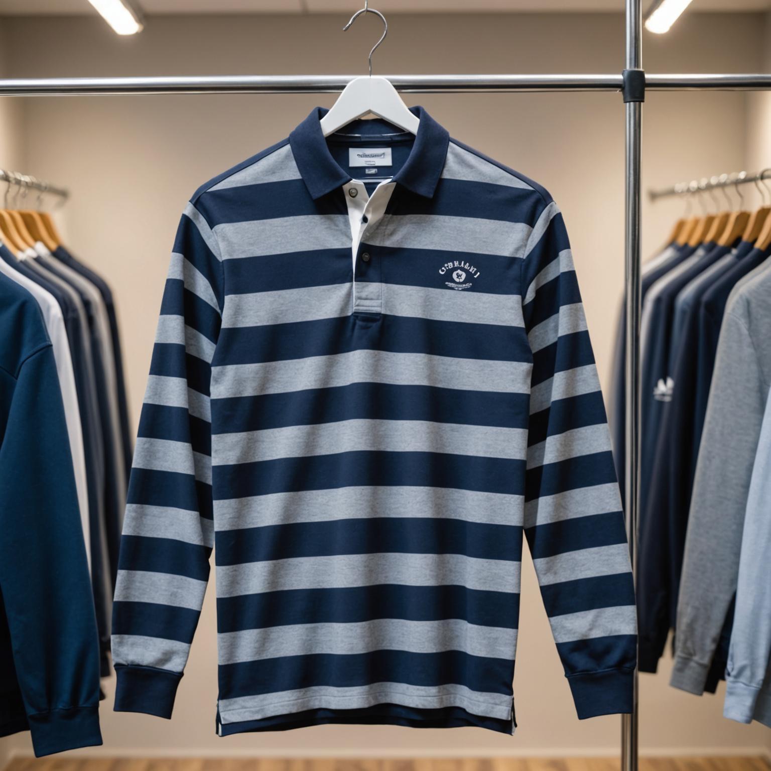 ruby striped polo shirt, men