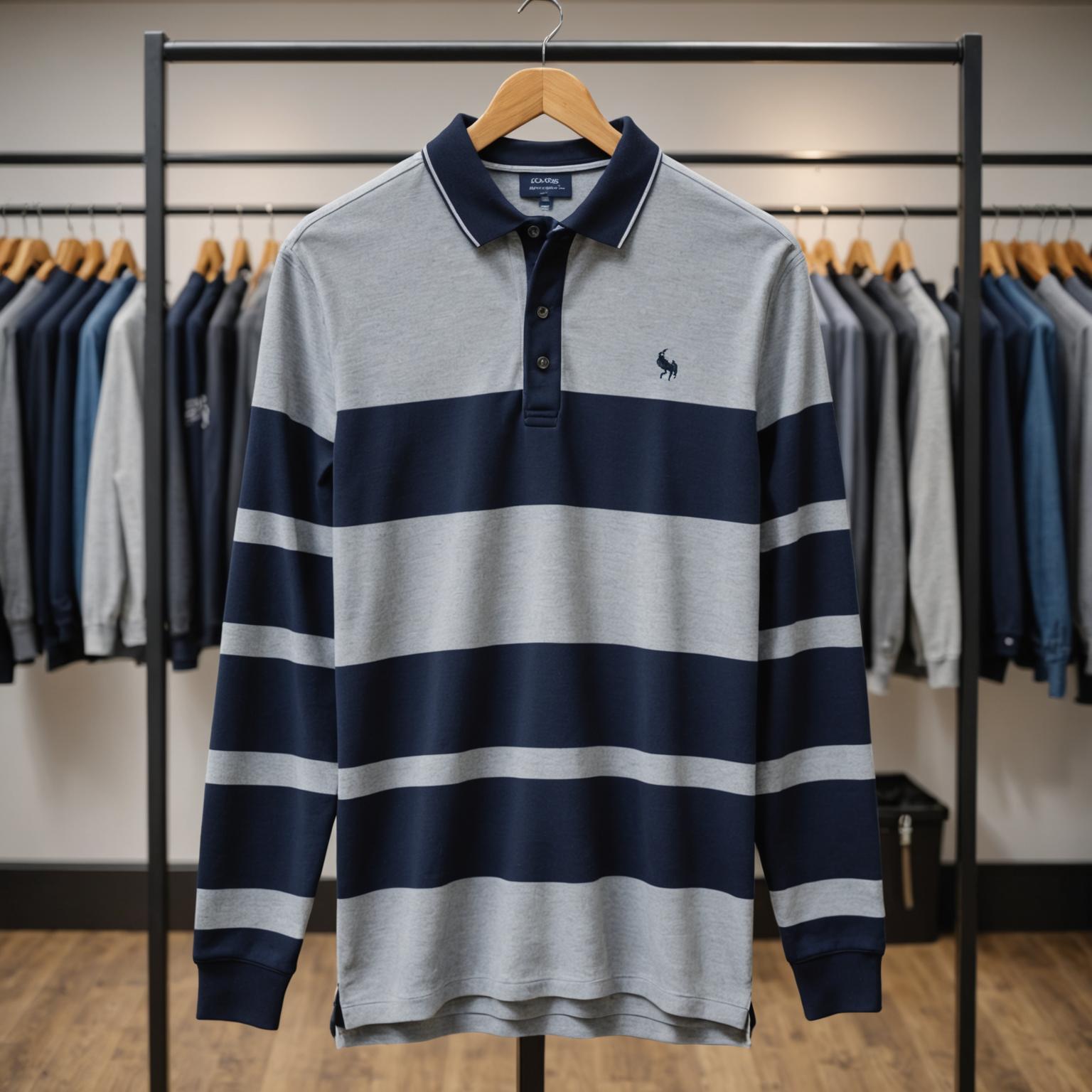 ruby striped polo shirt, men
