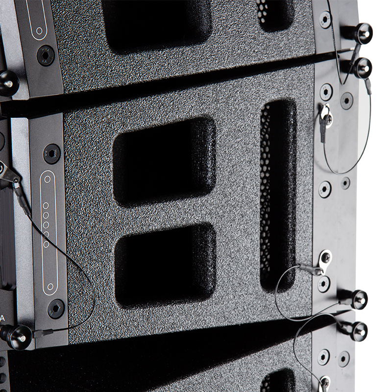 instalação de alto-falantes line array