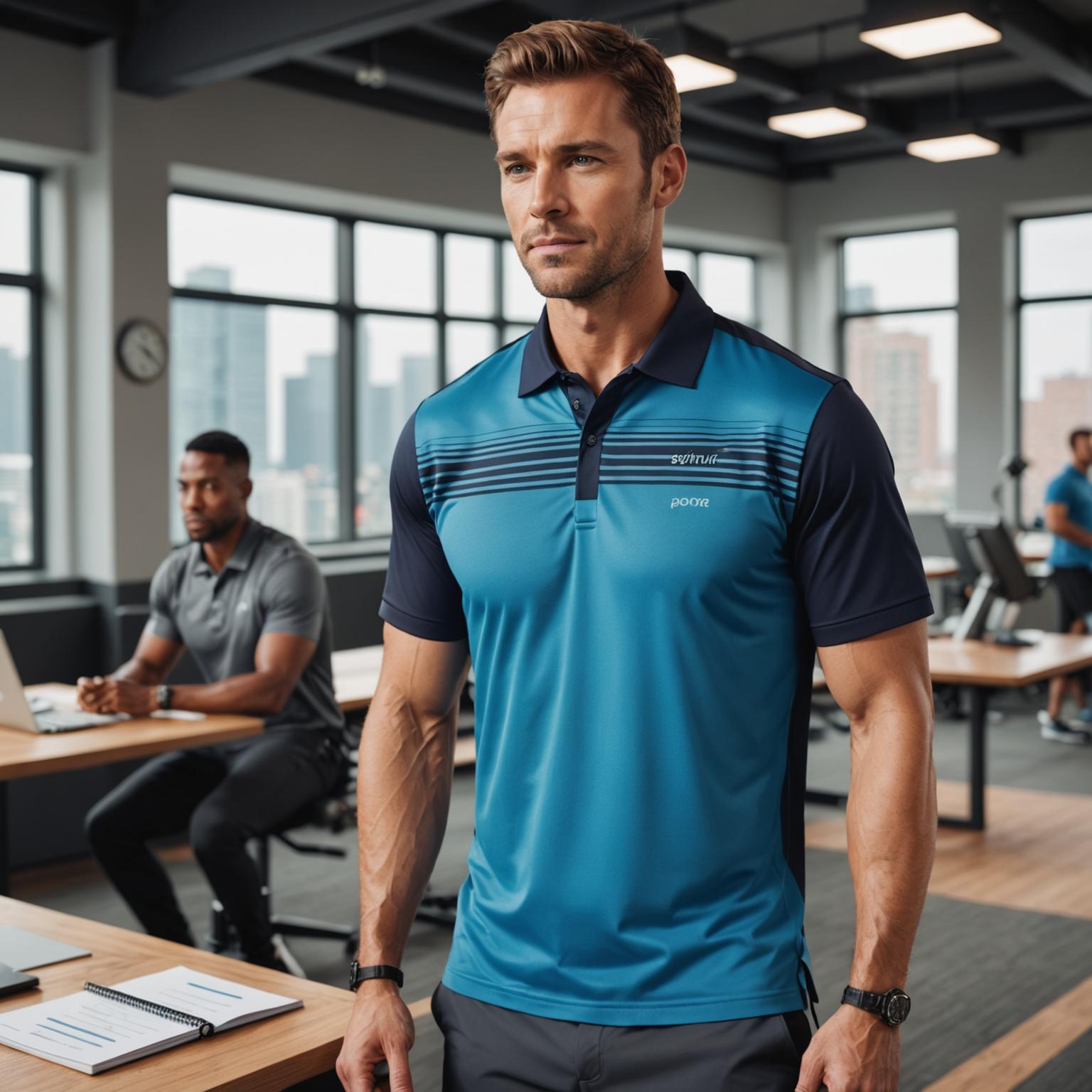 Achieve Success with No Limit's Athletic Polo Shirt