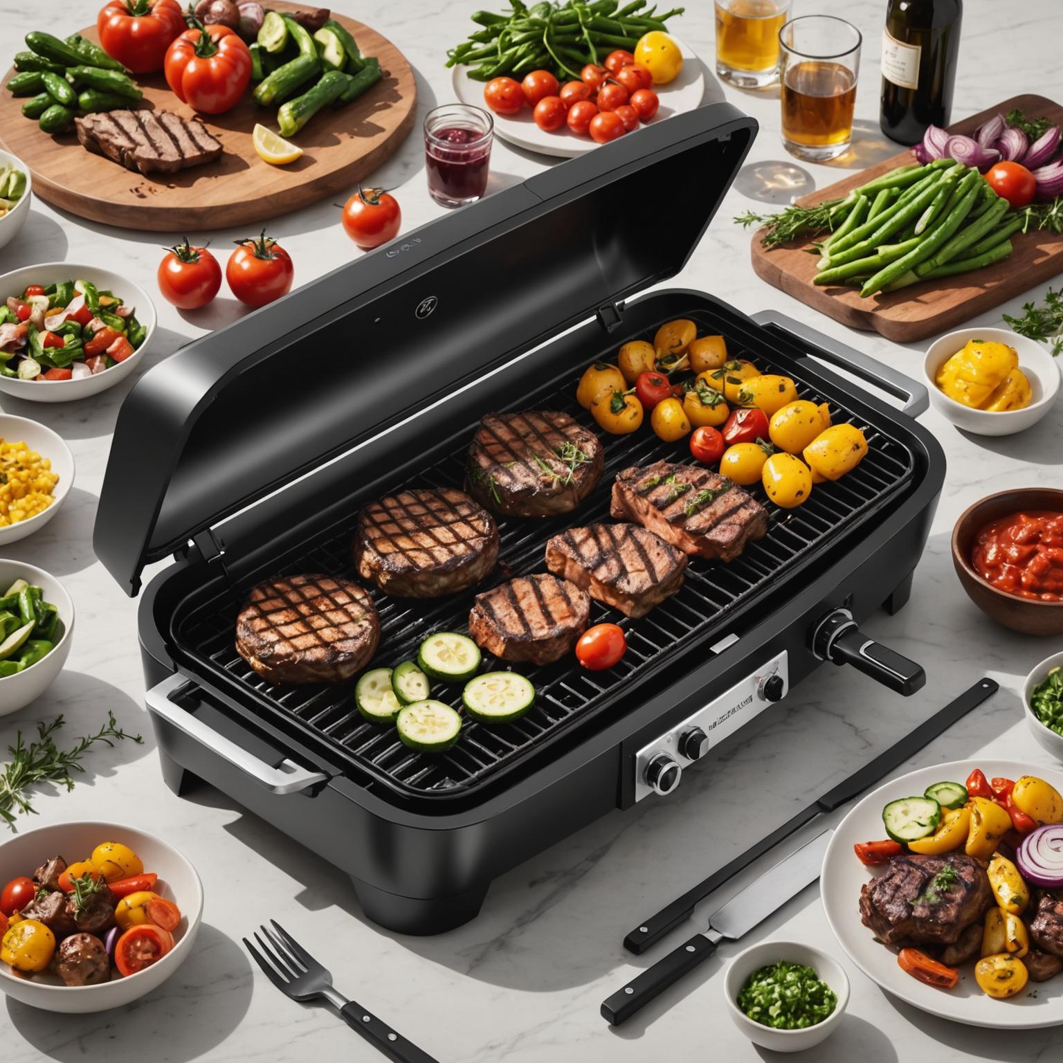 Revolucione la cocina con una parrilla de barbacoa eléctrica sin humo