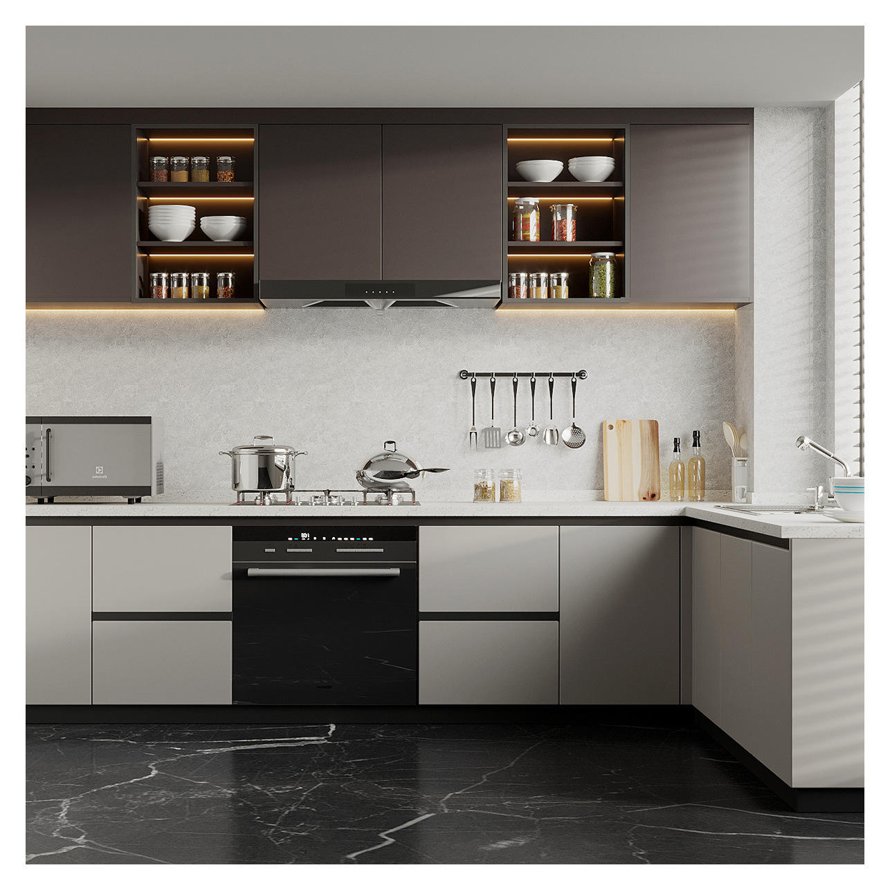 Embrace Modern Elegance with Diverse Kitchen Cabinets