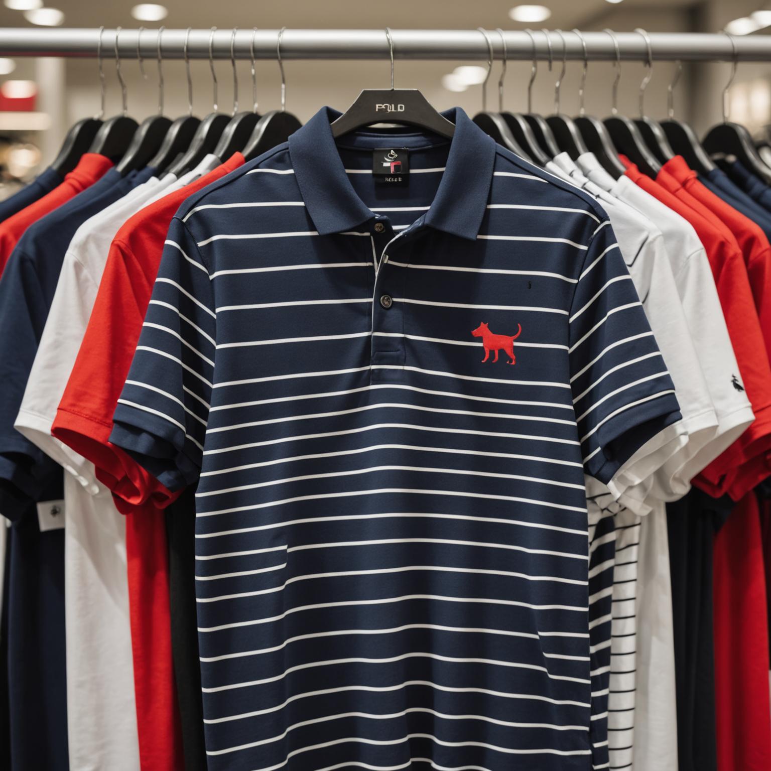 striped polo shirt, casual striped polo shirt, designer striped polo, classic fit striped polo shirt