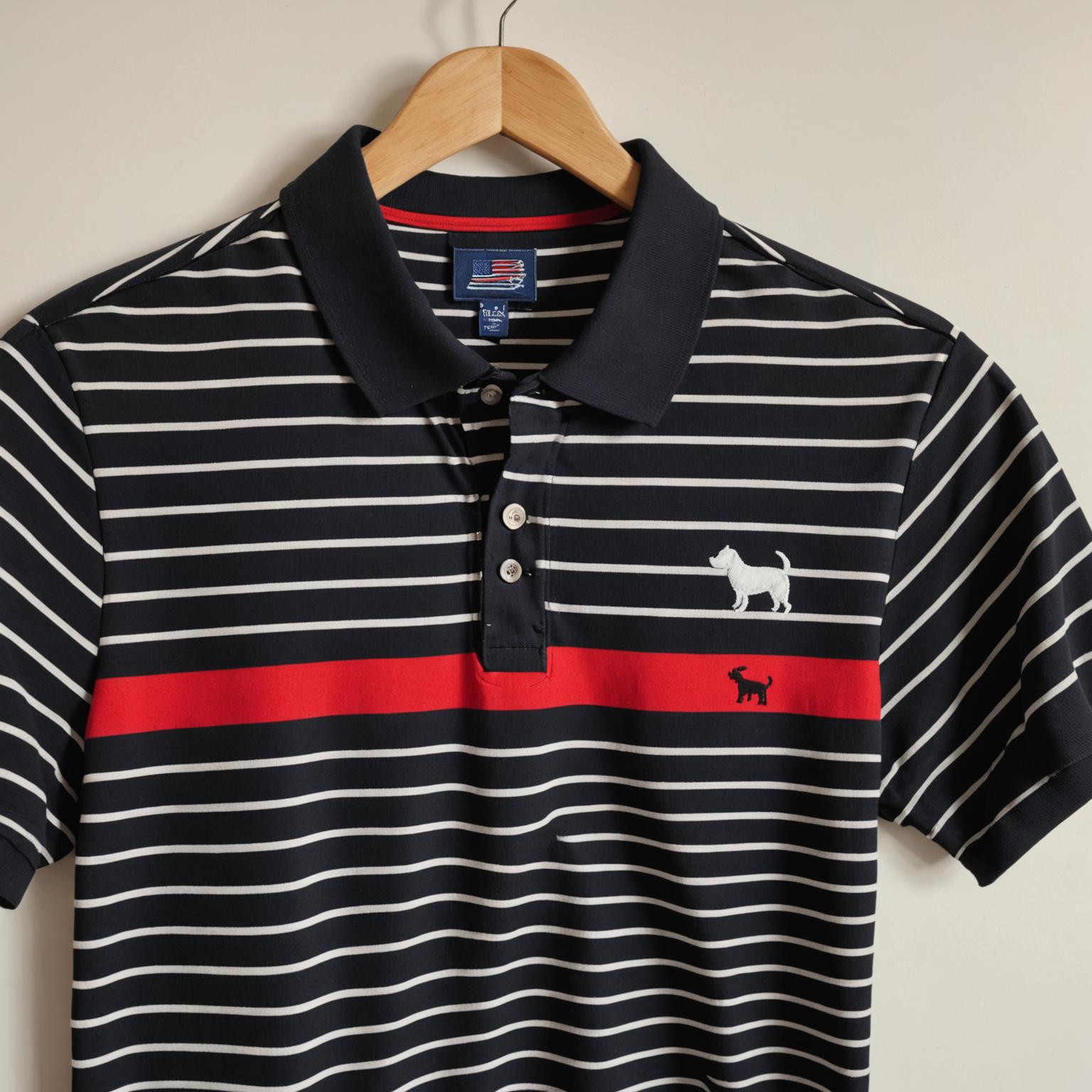 striped polo shirt, casual striped polo shirt, designer striped polo, classic fit striped polo shirt