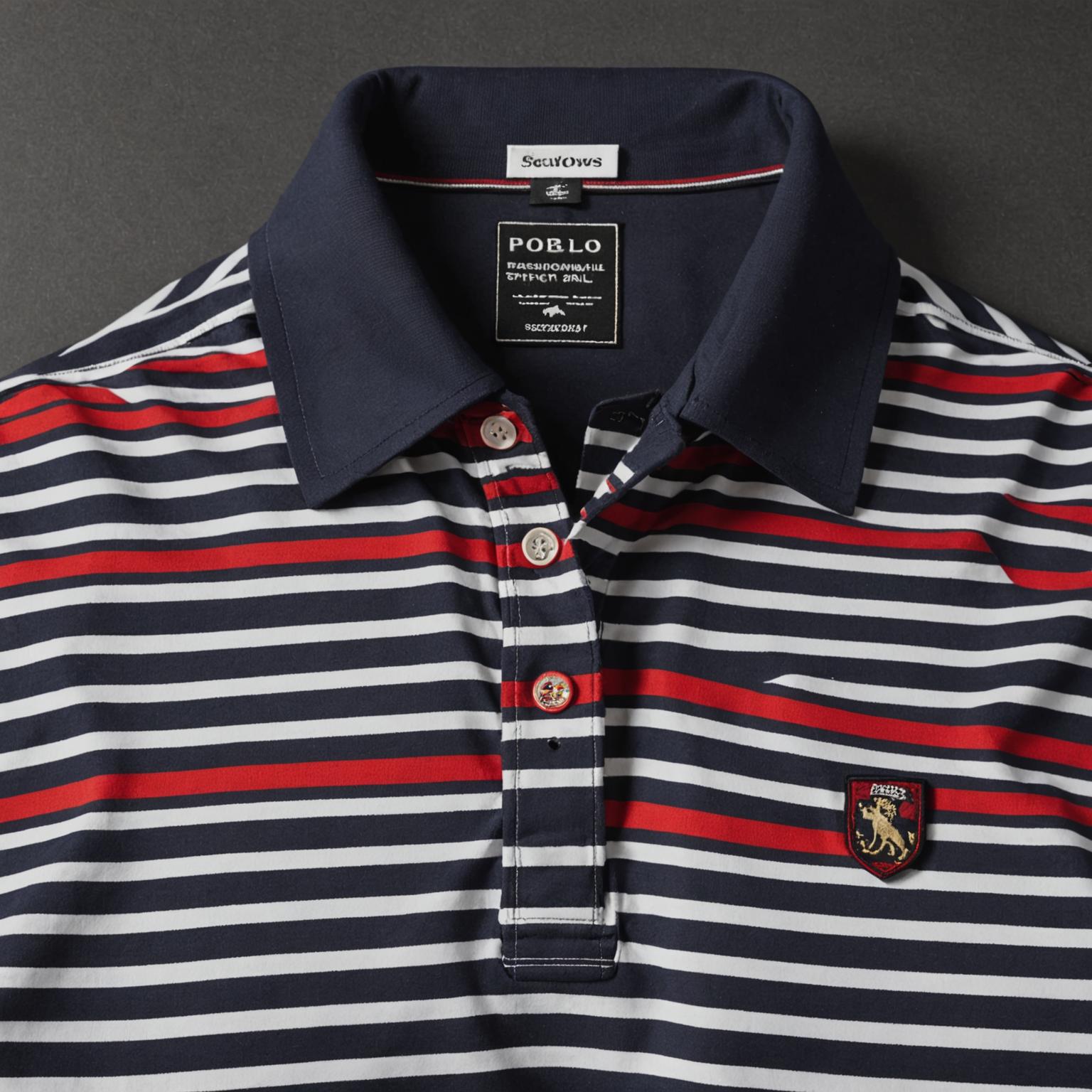 striped polo shirt, casual striped polo shirt, designer striped polo, classic fit striped polo shirt