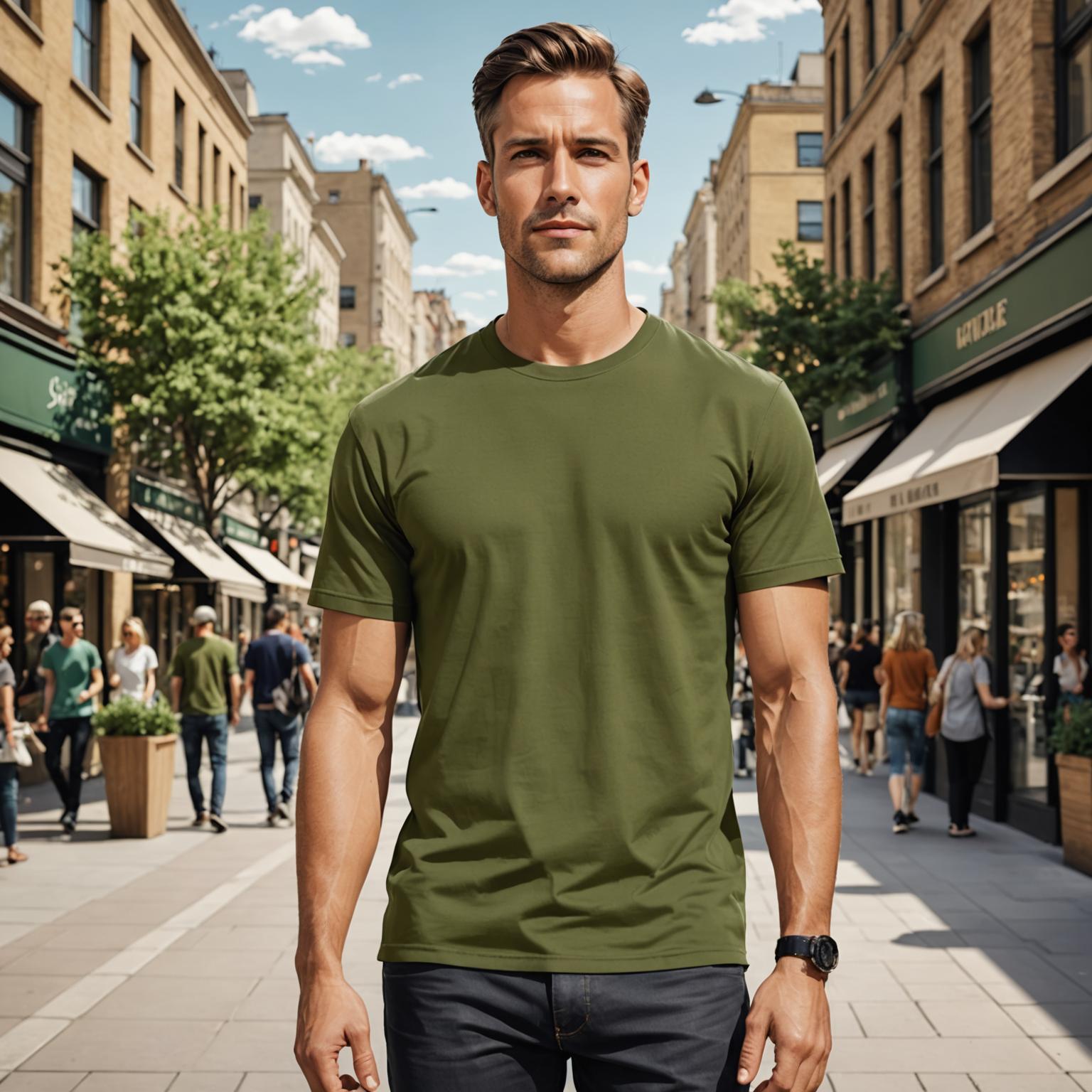 casual mercerized t-shirt, luxury cotton tees, classic fit mens t-shirt
