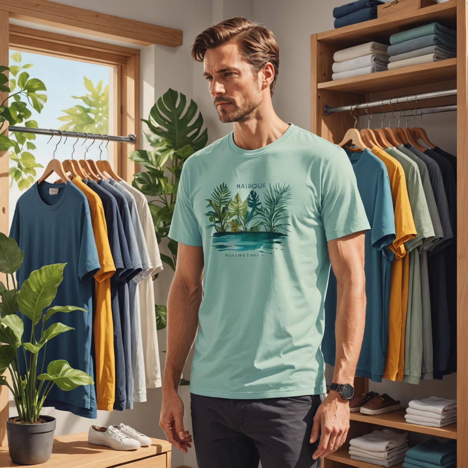 Casual Mercerized T-Shirt: Elegance Meets Comfort