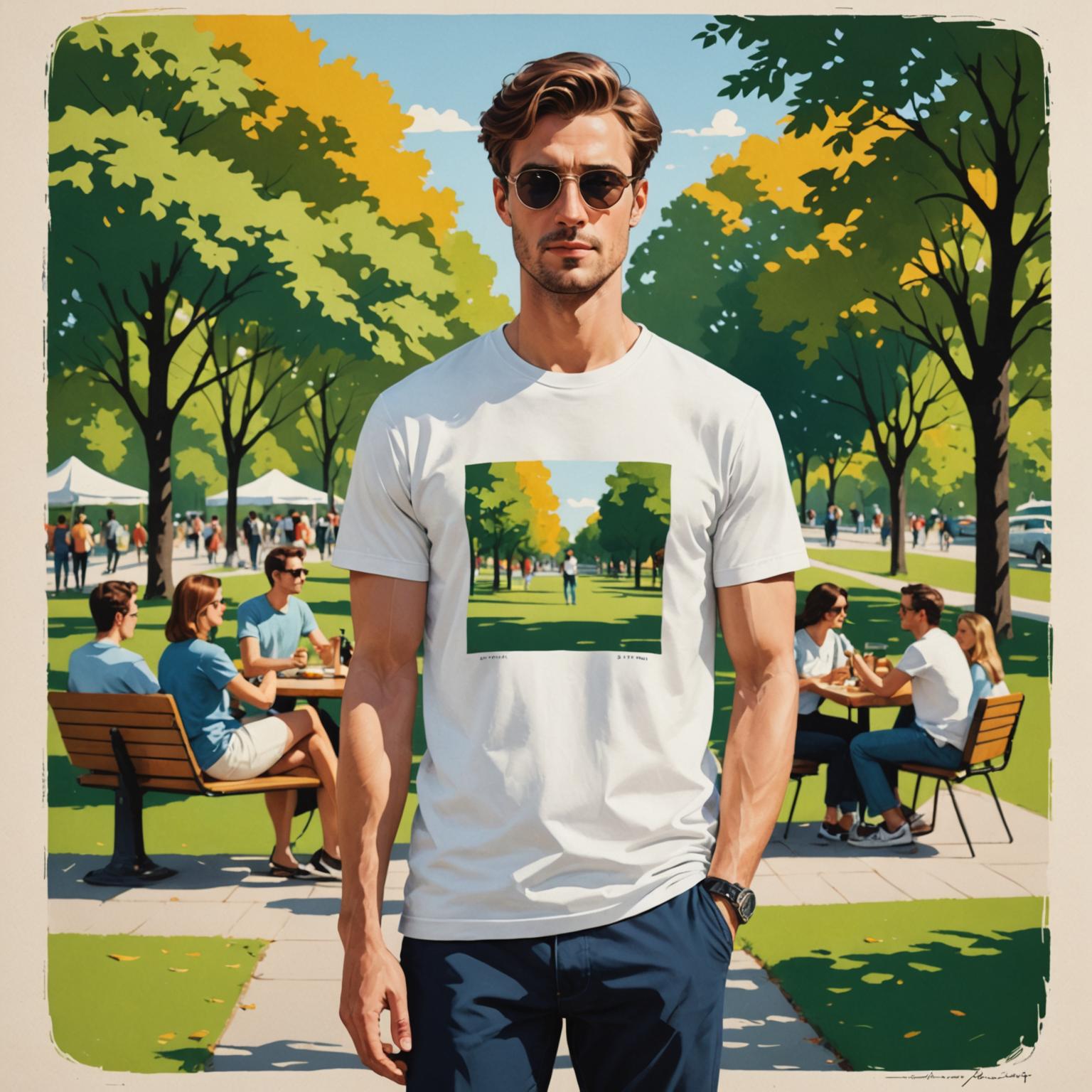 Elevate Your Style with Casual Mercerized T-Shirt