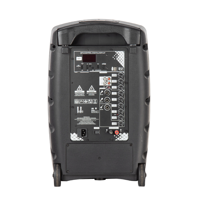 battery-powered PA speaker