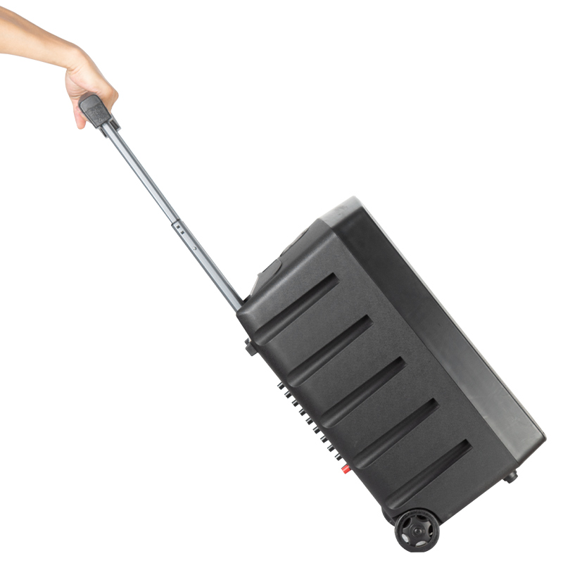 battery-powered PA speaker