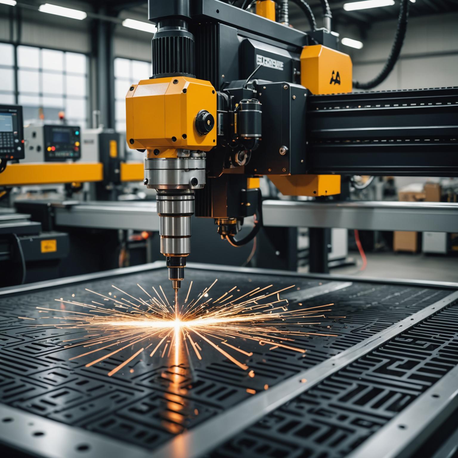 Laser cut stainless steel sheet with designs