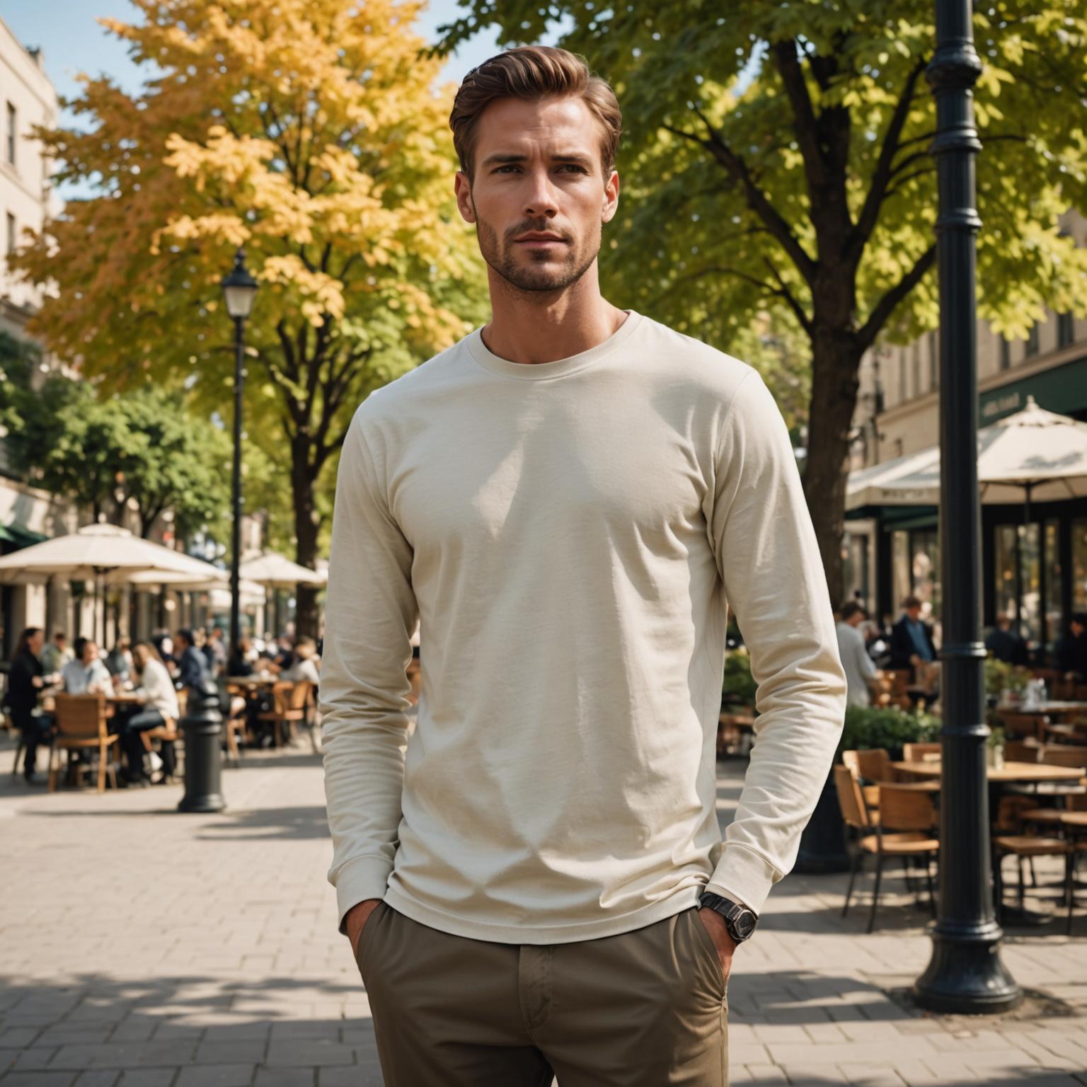 men's long sleeve t shirt, plain long sleeve t shirt, unisex long sleeve t shirt