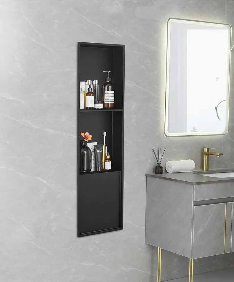Elegant and Functional Stainless Steel Wall Niches