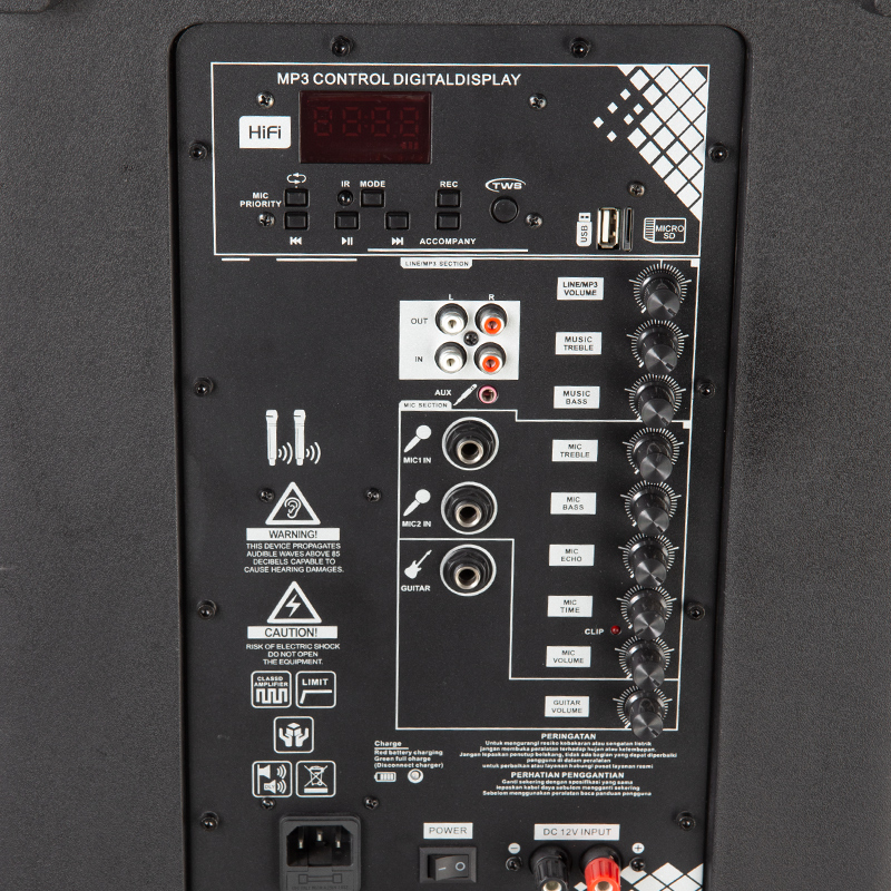 PA speaker with Bluetooth