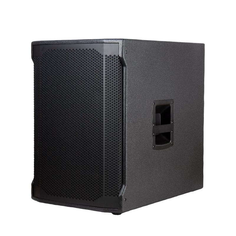 Audfine SUB-8003 18-inch powered subwoofer with birch plywood cabinet