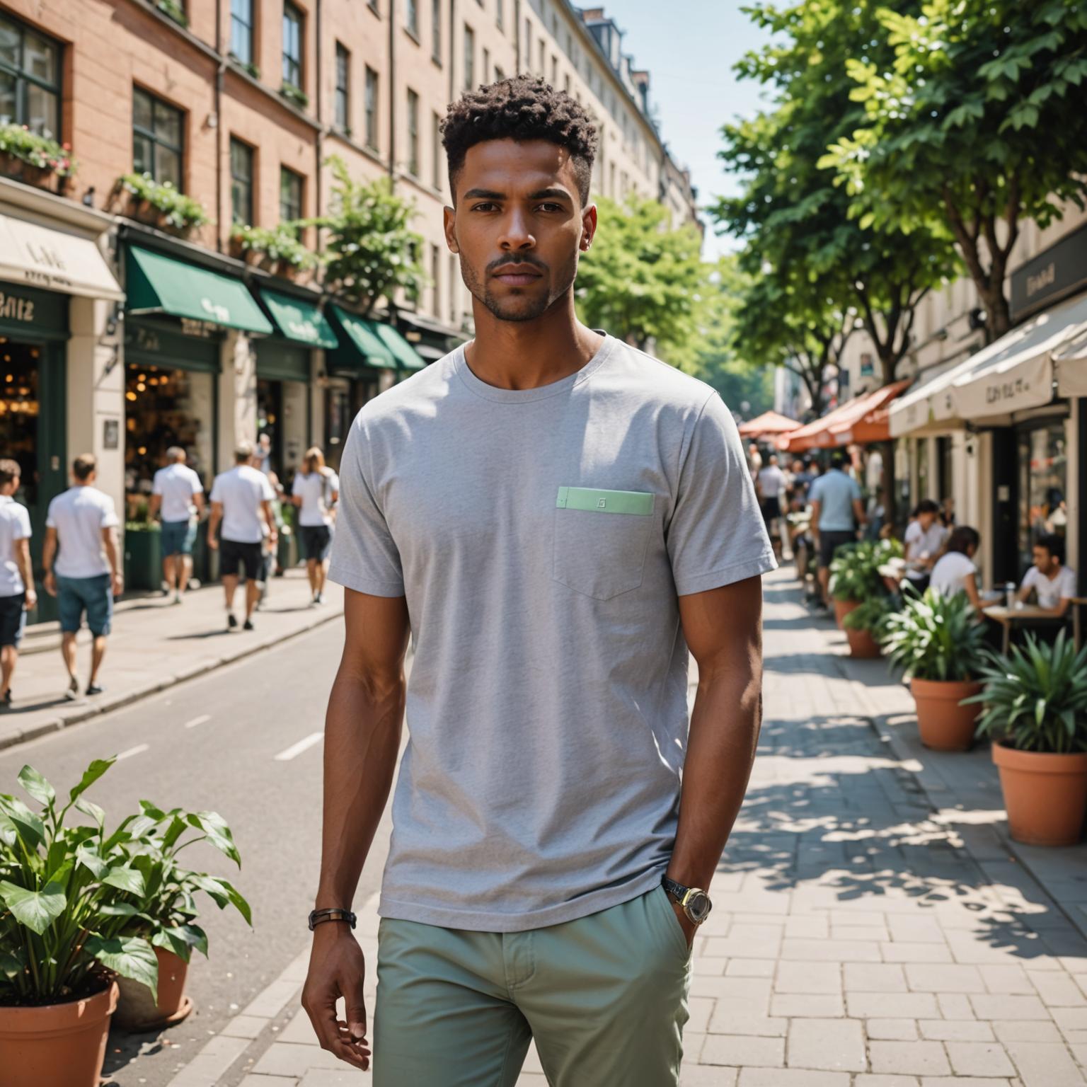 mens linen t shirt, breathable linen t shirt, linen blend t shirt