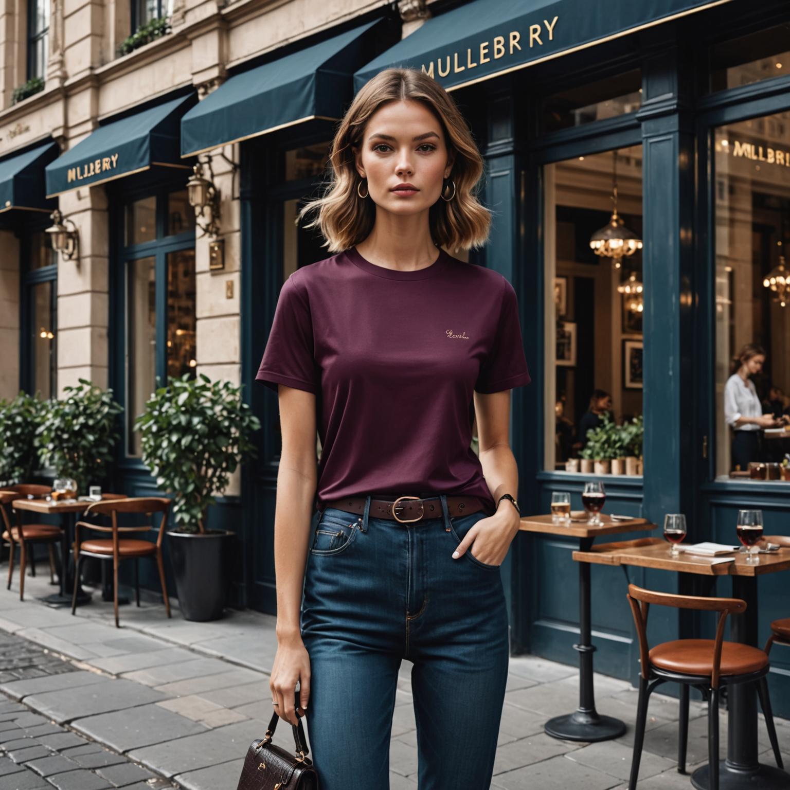 mulberry silk t shirt, luxury silk tees, smooth silk t shirt