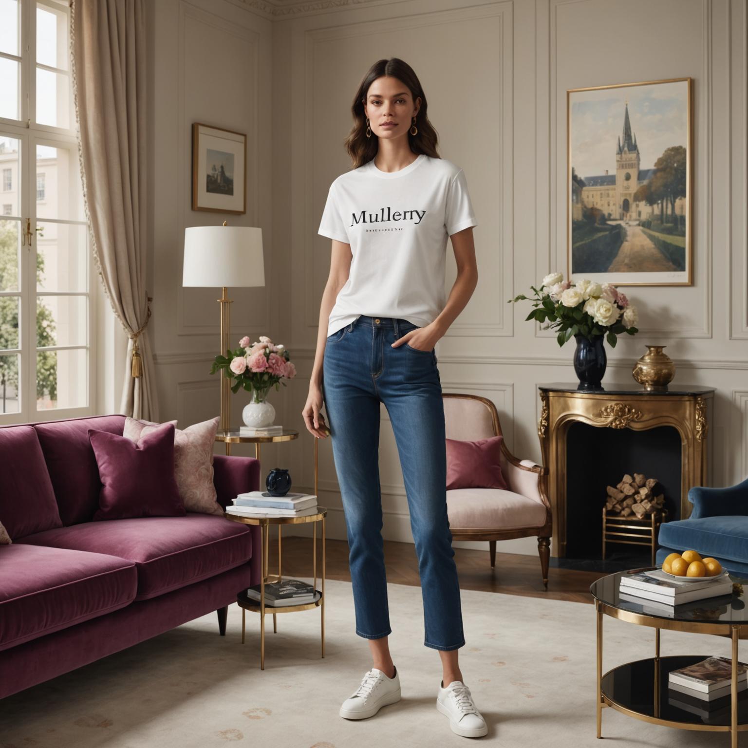 mulberry silk t shirt, luxury silk tees, smooth silk t shirt