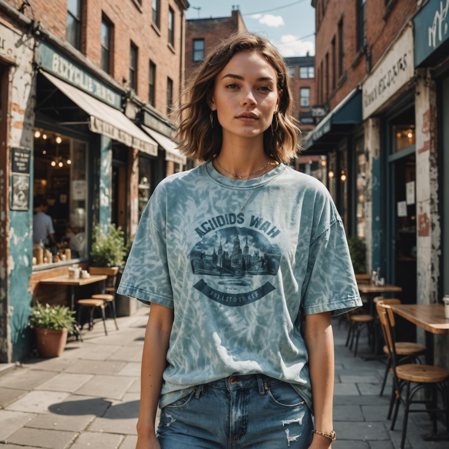 vintage acid wash t shirt, acid wash oversized t shirt, acid wash long sleeve t shirt