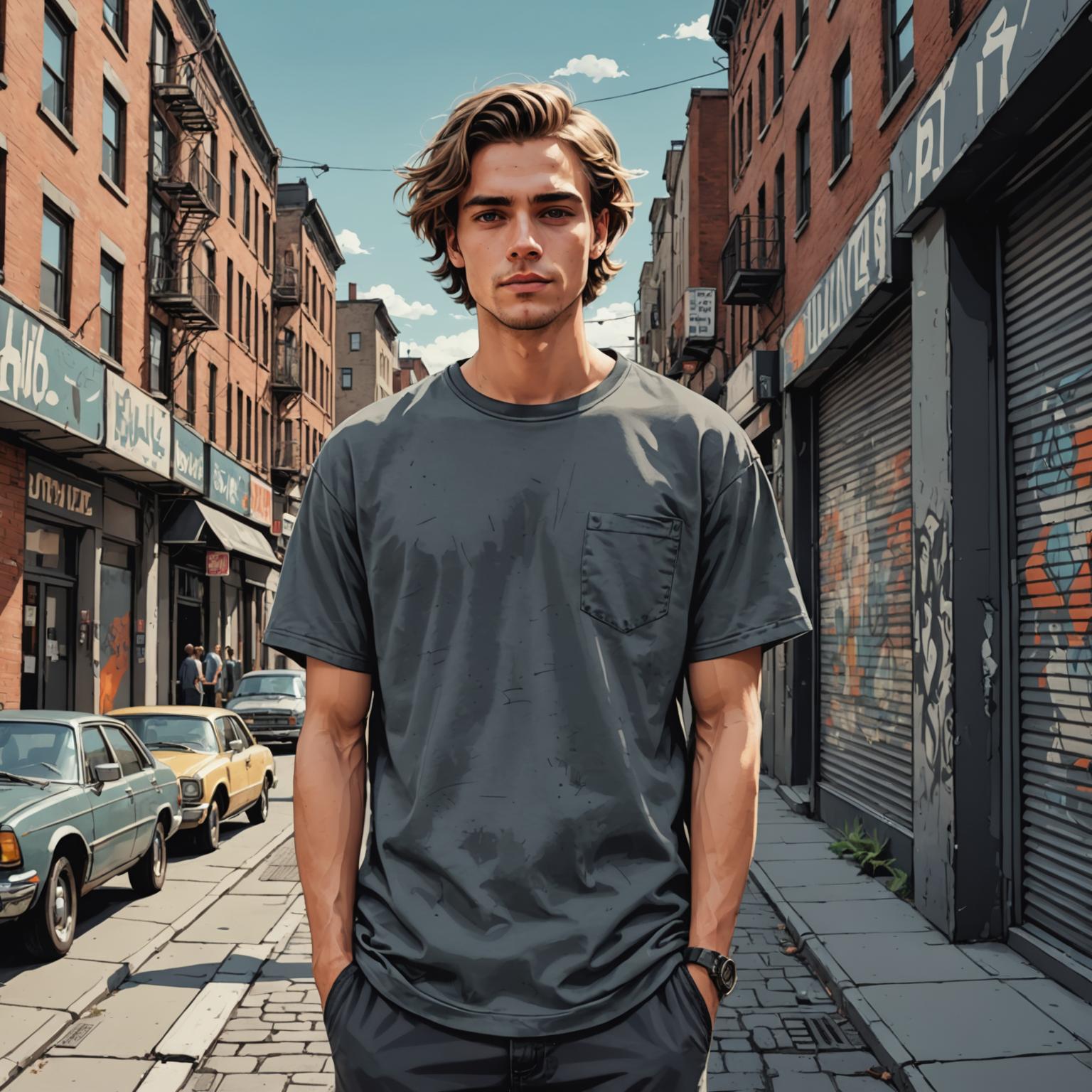 复古酸洗T恤，酸洗超大T恤，酸洗长袖T恤