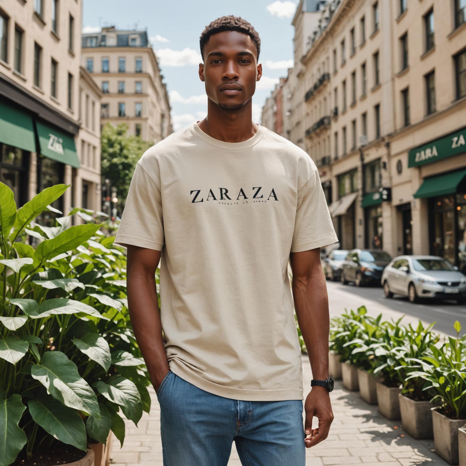 ZARA t shirt men, ZARA cotton t shirt, ZARA oversized t shirt