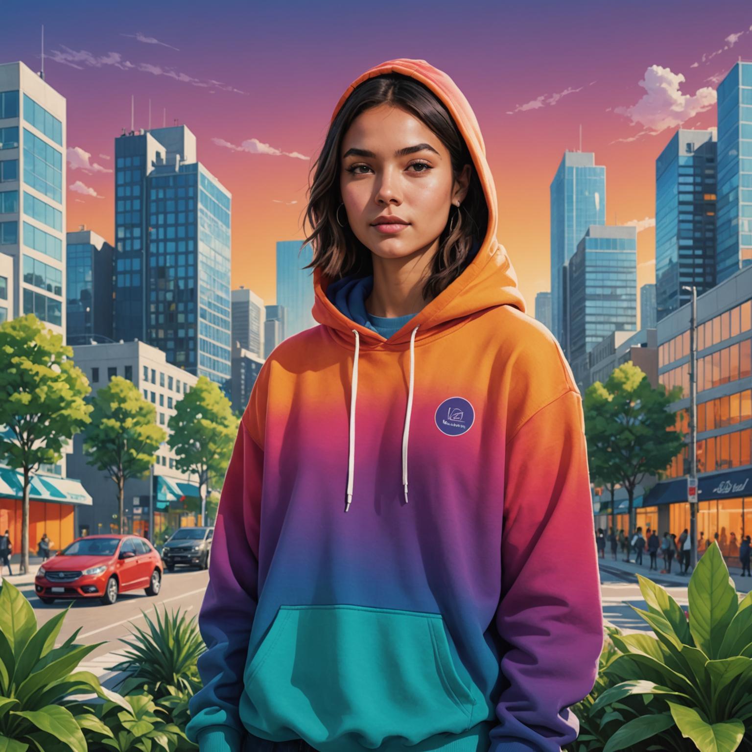 Fashion Dip Dyed Hoodie: Style & Comfort Redefined